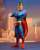 Toony Classics/ DC Comics: Superman Stylized 6inch Action Figure (Completed) Other picture3