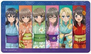 Rascal Does Not Dream of a Sister Venturing Out [Especially Illustrated] Assembly Yukata Ver. Multi Desk Mat (Card Supplies)