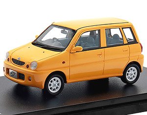 SUBARU PLEO NICOT (2002) Mandarin Yellow (Diecast Car)