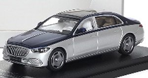 Mercedes-Maybach S-Class - 2021 - Nautical Blue/Cirrus Silver (ミニカー)