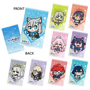 Blue Archive Trading Mini Chara Metallic Card (Set of 9) (Anime Toy)
