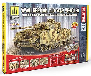 ソリューションボックス No.19： WW.II 中期 ドイツ軍車両 (塗料)