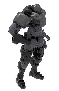 Remnant Dome Series WWS-0-01/02 Match Soldier/Peacekeeping Armor (Black) (Plastic model)