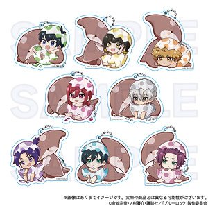 ブルーロック ぎゃおコレ トレーディングアクリルキーホルダー ベビたま ver. (8個セット) (キャラクターグッズ)