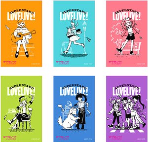 Love Live! Superstar!! Random Sticker (Set of 6) (Anime Toy)