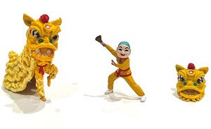 Figure Set - Lion Dance2 (Diecast Car)