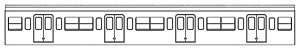 16番(HO) モハ101未塗装車体・窓付 (鉄道模型)