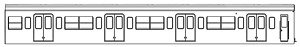 16番(HO) クハ101未塗装車体・窓付 (鉄道模型)
