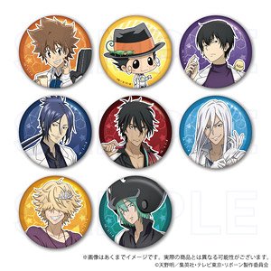 Katekyo Hitman Reborn! Trading Can Badge Science Ver. (Set of 8) (Anime Toy)