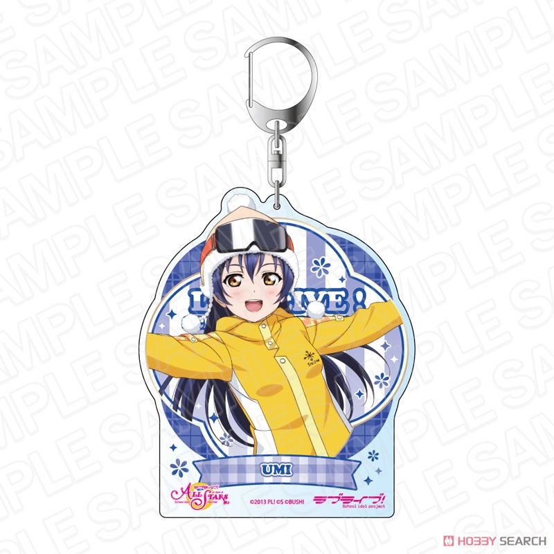 Love Live! School Idol Festival All Stars Big Key Ring Umi Sonoda Happiness Snow Time Ver. (Anime Toy) Item picture1
