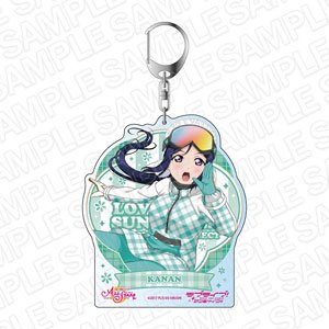ラブライブ！スクールアイドルフェスティバル ALL STARS デカキーホルダー 松浦果南 ハピネス♪スノータイム ver (キャラクターグッズ)