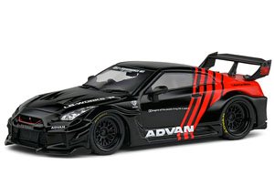Nissan GT-R (R35) LBWK 2020 (Black / Red) (Diecast Car)