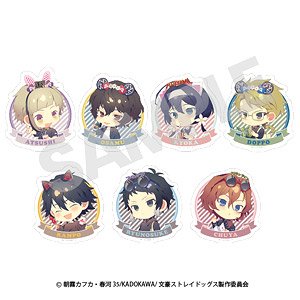 Bungo Stray Dogs Trading Chibi Chara Sticker [Fuji-Q Highland] (Set of 7) (Anime Toy)