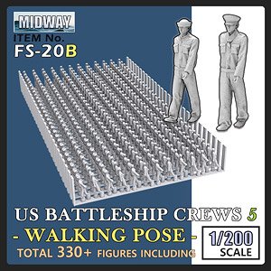 Battleship Crews 5 - Walking Pose - (Plastic model)