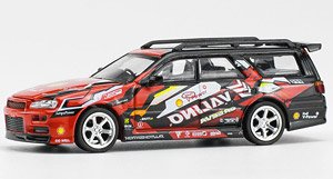 Shell Valino Stagea R34 Pluto Mok DRIFTAGEA 34 (ミニカー)