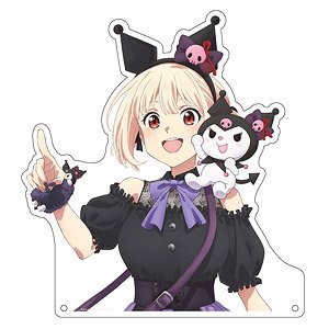 Lycoris Recoil x Sanrio Characters Big Acrylic Stand Chisato Nishikigi x Kuromi (Anime Toy)