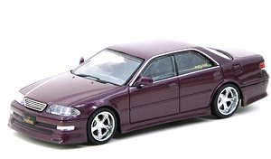 VERTEX Toyota Mark II JZX100 Purple Metallic (ミニカー)