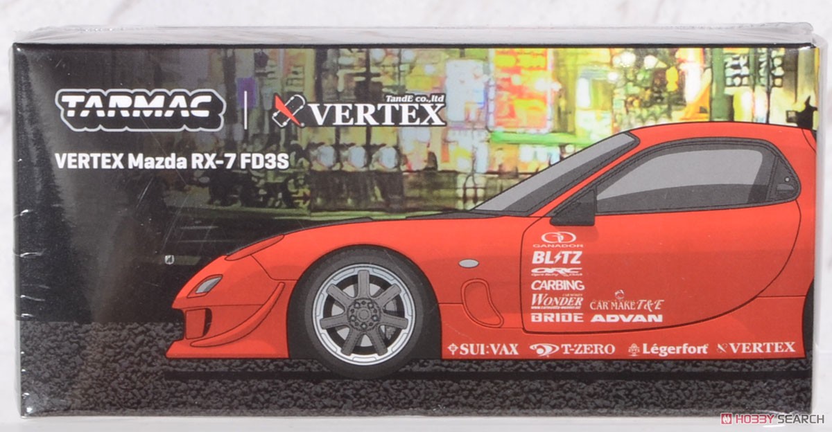 VERTEX Mazda RX-7 FD3S Red (ミニカー) パッケージ1