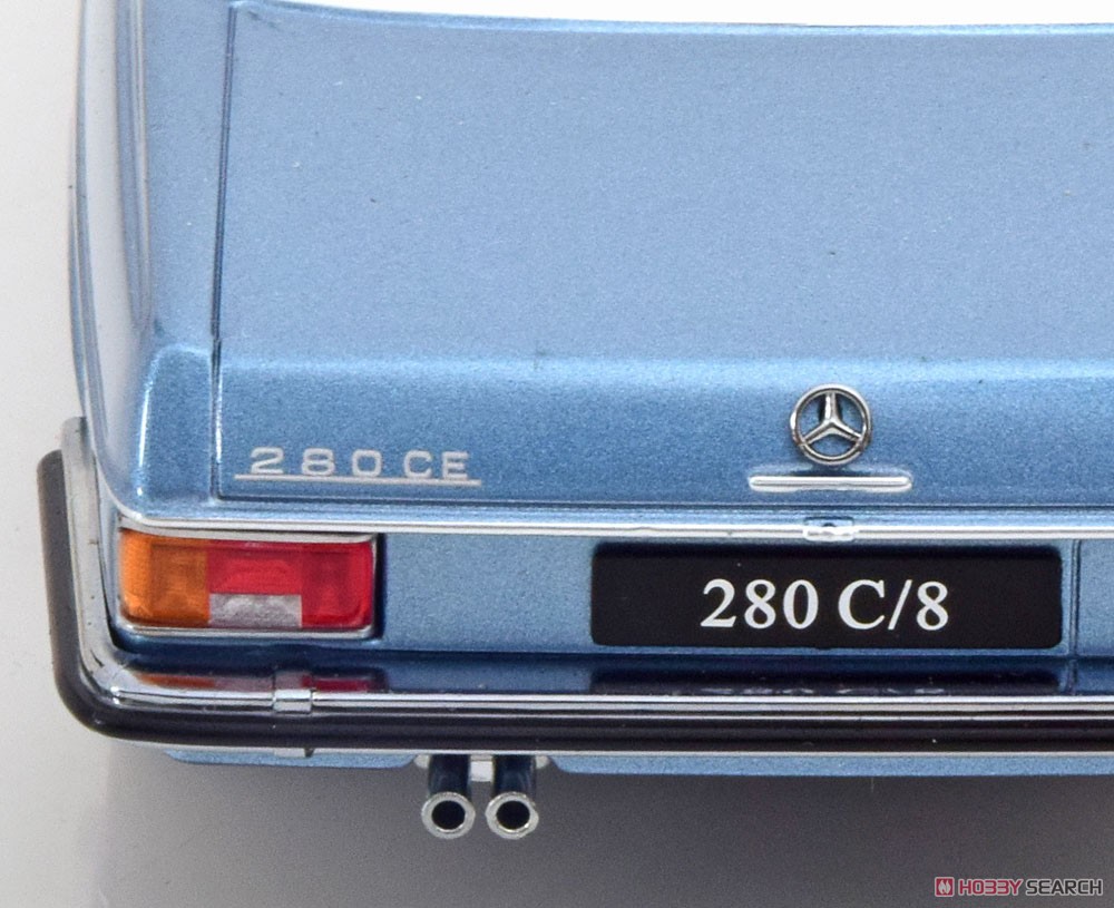 メルセデス 280C/8 クーペ W114 1969 ライトブルーメタリック (ミニカー) 商品画像6