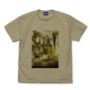 ウルトラセブン ウルトラセブンアート Tシャツ ウルトラ警備隊西へ SAND KHAKI XL (キャラクターグッズ)