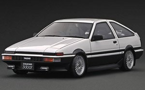 Toyota Sprinter Trueno 3Dr GT Apex (AE86) White/Black ※Normal-Wheel (ミニカー)