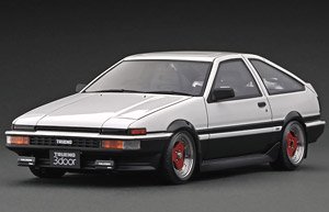 Toyota Sprinter Trueno 3Dr GT Apex (AE86) White/Black ※AD-Wheel (ミニカー)