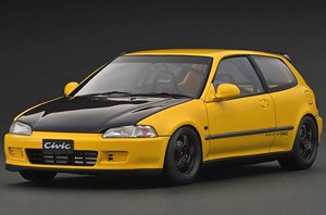 Honda CIVIC (EG6) Yellow (ミニカー)