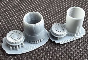 F-2/F-16用GE F110 アフターバーナー (開状態) (プラッツ/トランぺッター用) (プラモデル)