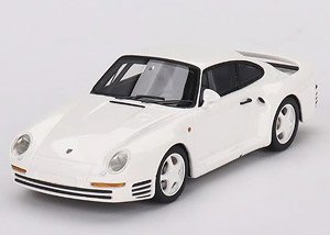 Porsche 959 Grand Prix White (Diecast Car)