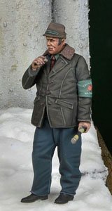 Current Use East German Border Guard Border Guard Assistant 1970s-80s Winter (Plastic model)