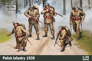 ポーランド軍歩兵1939年・5体 (プラモデル)