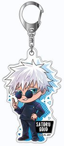 Acrylic Key Ring Jujutsu Kaisen Kaigyoku / Gyokusetsu Yuru Style 01 Satoru Gojo AK (Anime Toy)