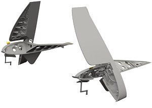 FM-1 folding wings PRINT (for Eduard) (Plastic model)