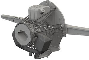 FM-1 wheel bay PRINT (for Eduard) (Plastic model)