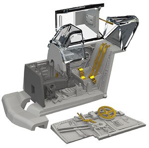 Bf109G-2 コックピット (エデュアルド用) (プラモデル)