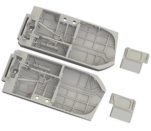 F6F wheel bays PRINT (for Eduard) (Plastic model)