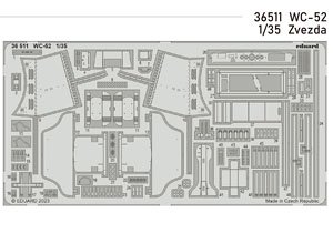 Photo-Etched Pats for WC-52 (for Zvezda) (Plastic model)