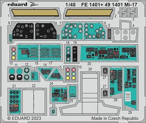 Photo-Etched Pats for Mi-17 (for Trumpeter) (Plastic model)