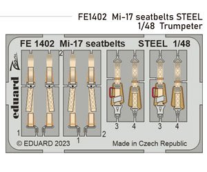 Mi-17 Seatbelts STEEL (for Trumpeter) (Plastic model)