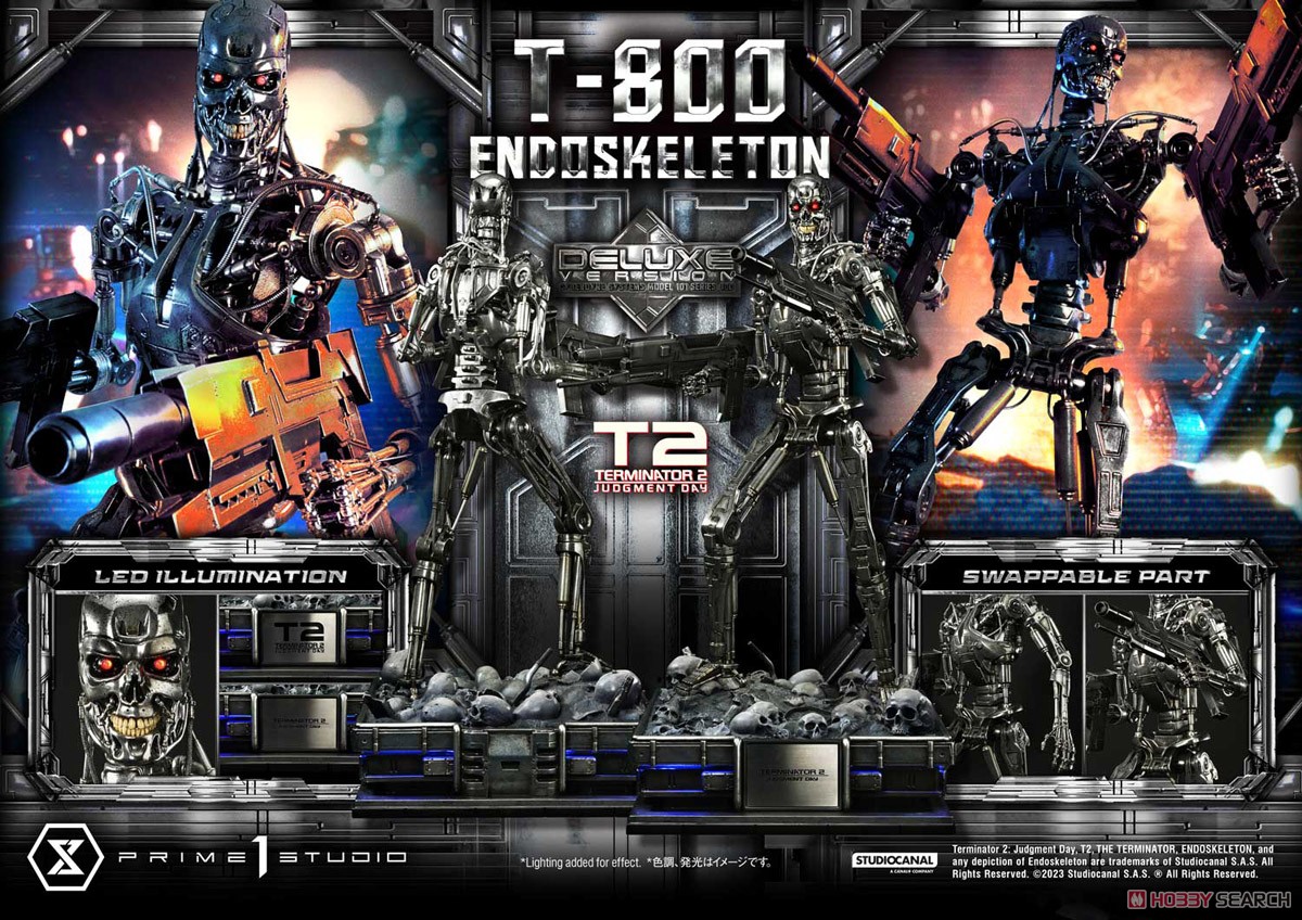 【銀行振込前入金】 ミュージアムマスターライン ターミネーター2 T-800エンドスケルトン DX版 (完成品) その他の画像3