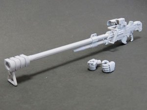 銀河漂流バイファム RCベルグバイファムサポートキットシリーズ レジンキャスト製組立キット 1/144 ラウンドバーニアン用 FAM-LG-03ライフル (プラモデル)