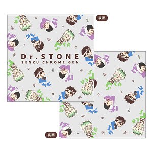 Dr.STONE おなまえぴたんコ スクエアミニクッション A：千空＆クロム＆ゲン (キャラクターグッズ)