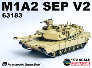 アメリカ軍 M1A2エイブラムスSEP V2 第1騎兵師団(砂漠迷彩・ドイツ駐留部隊) 完成品 (完成品AFV)