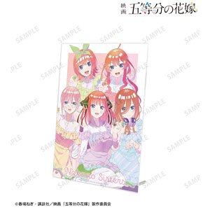 映画『五等分の花嫁』 描き下ろしイラスト 集合 制服エプロンver. Ani-Art clear label A4アクリルパネル (キャラクターグッズ)