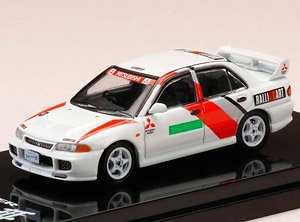 三菱 ランサー RS EVOLUTION III GR.A プロモーション スコーティアホワイト (ミニカー)