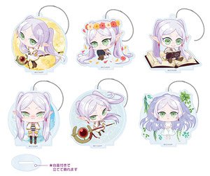 Frieren: Beyond Journey`s End Tojicolle Acrylic Stand Key Chain (Set of 6) (Anime Toy)
