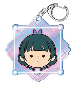 薬屋のひとりごと フェイスデフォルメ オーロラアクリルキーホルダー 猫猫C(不機嫌) (キャラクターグッズ)