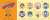 TVアニメ【家庭教師ヒットマンREBORN！】 レトロちっく缶バッジ (8個セット) (キャラクターグッズ) その他の画像1