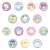Sanrio Characters Biscuits 2 with Embroidery Can Badge (Set of 12) (Shokugan) Item picture1