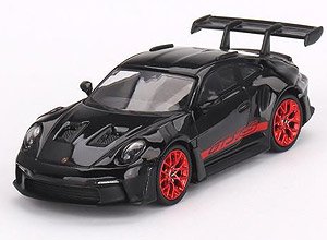 Porsche 911(992) GT3 RS Black w/Pyro Red (RHD) (Diecast Car)